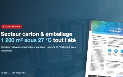 Étude de cas : rafraîchissement évaporatif d’un site carton et emballage